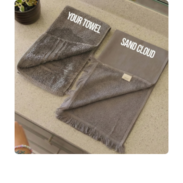 Classic Fringeless XL Bath Bundle – Sand