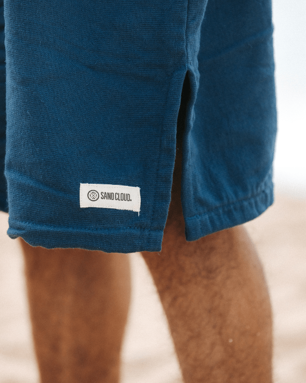 Terra Hooded Poncho – Teal Blue