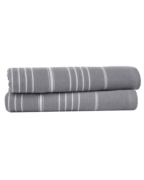 Classic Fringeless Hand Bath Bundle 2 Pack – Grey
