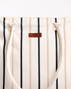 Vert Stripe Beach Tote