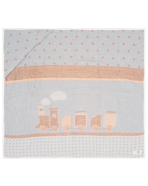 Ducky Gauze Hooded Blanket Single