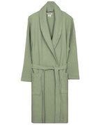 Micro Waffle Robe – Slate Blue