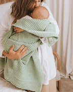 Little Fishies Waffle Blanket – Butter