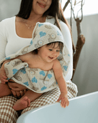 Ducky Gauze Hooded Blanket Single