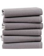 Terra Bath Washcloth Bundle – 6 Pack – Grey