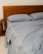 Signature Percale Solid Pillowcase Set Grey