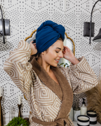 Terra Hair Towel – Navy