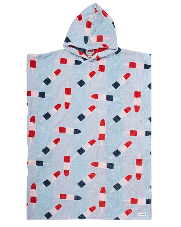 Popsicle Hooded Poncho
