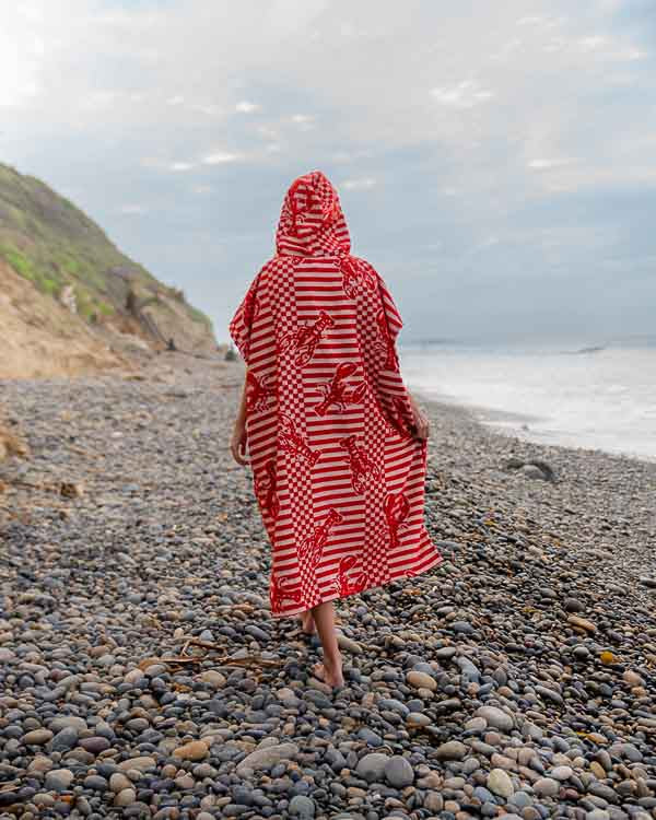 Lobster Hooded Poncho