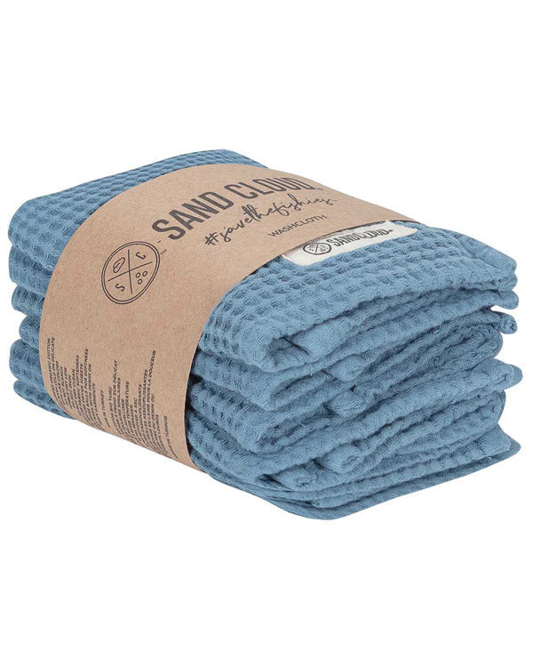 Micro Waffle Hand Bath Bundle – 2 Pack – Slate Blue