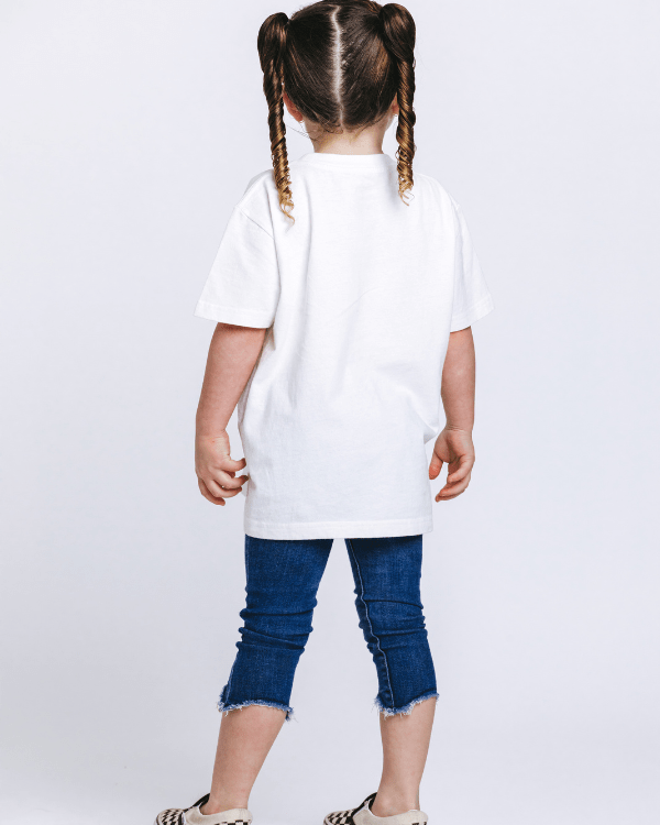 Make The Sea Trash Free Kids Tee – White