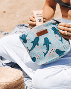 Shark Ripples Zipper Pouch