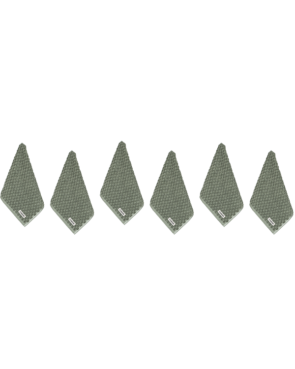 Atom Washcloth Bath Bundle 6 Pack – Hedge Green