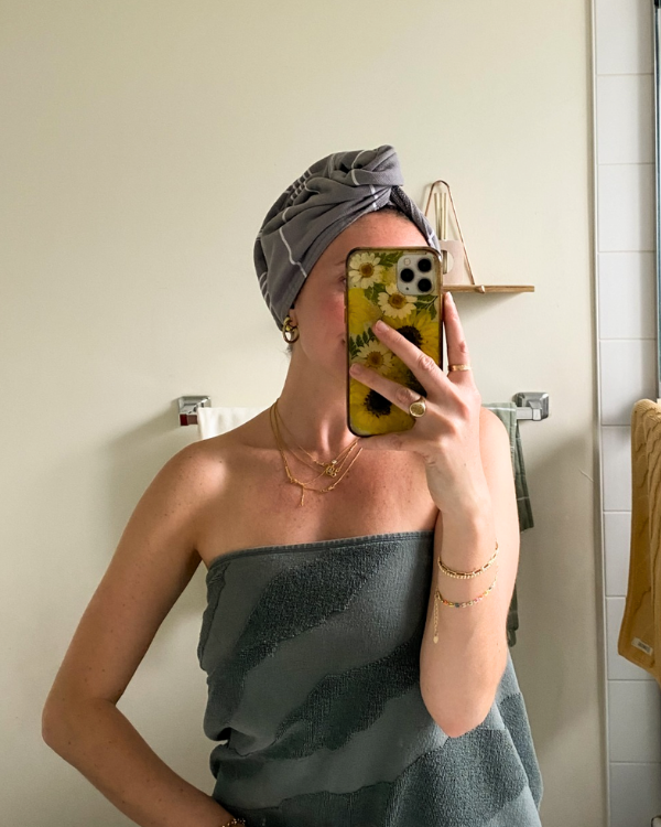 Classic Hair Towel – Grey