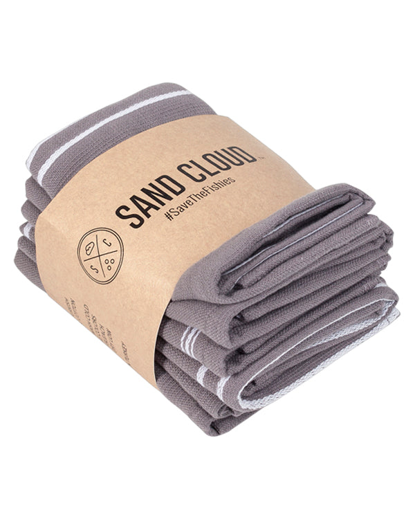 Classic Fringeless XL Bath Bundle – Grey