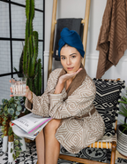 Terra Hair Towel – Navy