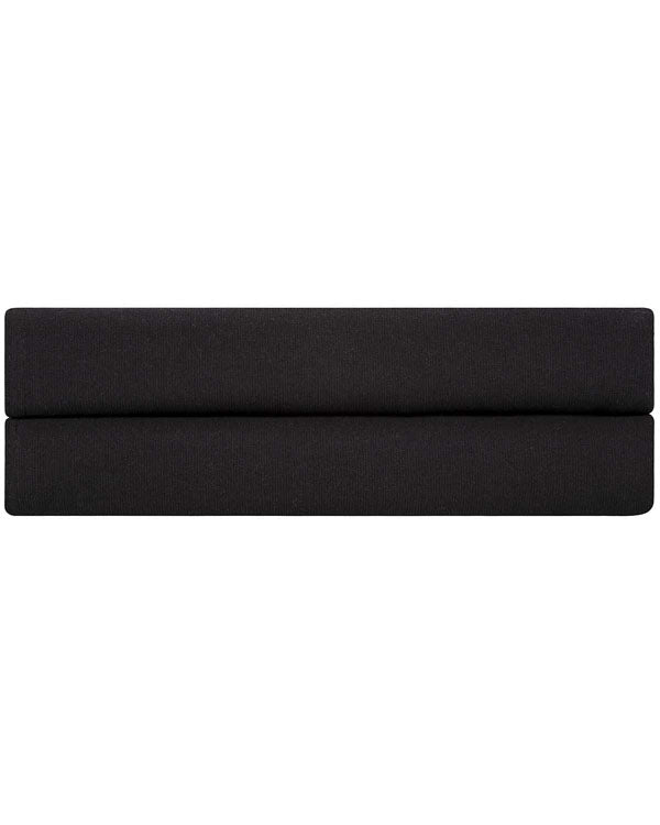Terra Fringeless XL Bath Bundle – Black – 2 Pack