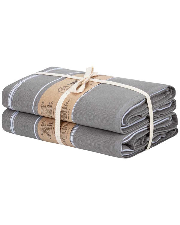 Classic Fringeless XL Bath Bundle – Grey