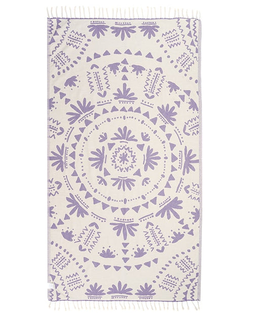 Boho Towel Purple