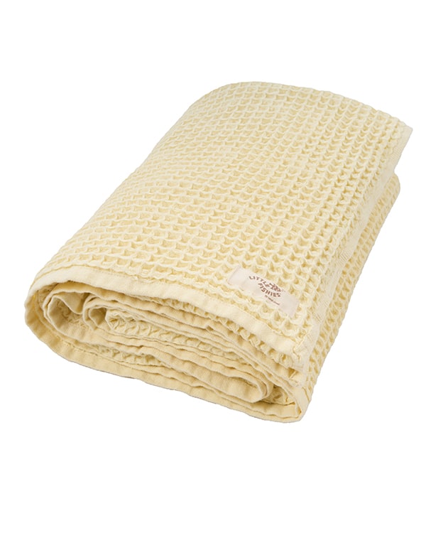 Little Fishies Waffle Blanket – Butter