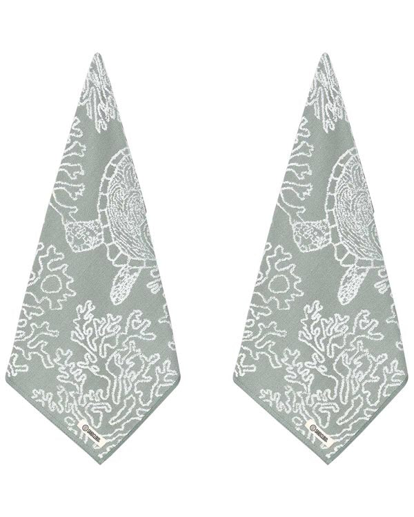 Sea Turtle – Sage Hand Bundle 2 Pack