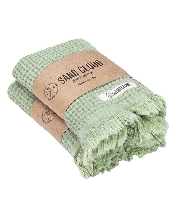 Micro Waffle Hand Bath Bundle – 2 Pack – Sand