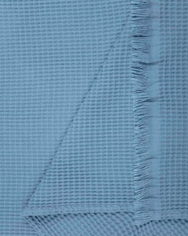 Micro Waffle XL Bath Bundle – 2 Pack -Slate Blue