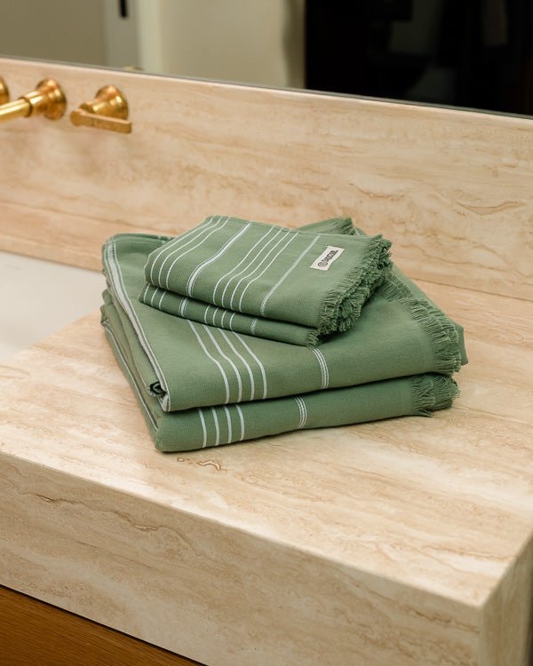 Classic XL Bath Bundle – Hedge Green