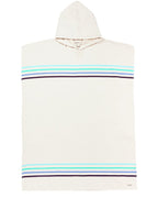 Classic Stripe Hooded Poncho – Rain Forest