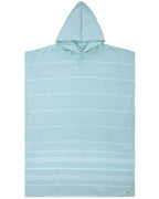 Classic Stripe Hooded Poncho – Seaglass