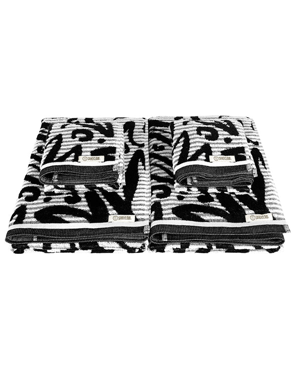 Tropics Bath Bundle – 4 Pack (2 Bath + 2 Hand)