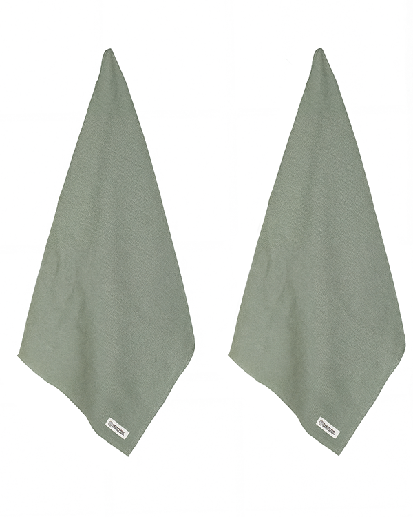 Terra Fringeless XL Bath Bundle – Sage