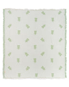 Teddy Gauze Receiving Blanket with Pouch