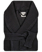 Micro Waffle Robe – Black