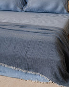 Senna Melange PARTY BLANKET™ Indigo – King