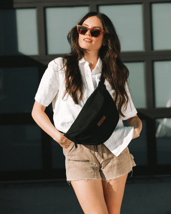 Solid Bum Bag – Black