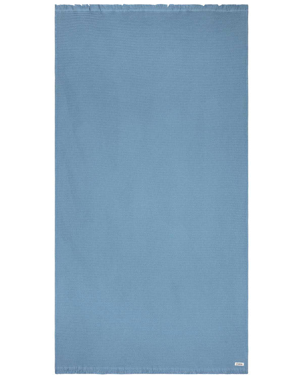 Micro Waffle XL Bath Bundle – 2 Pack -Slate Blue