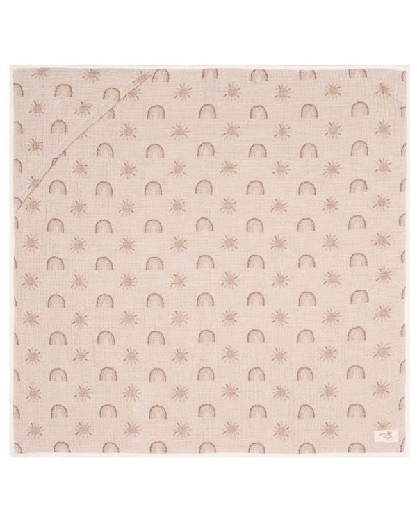 Ducky Gauze Hooded Blanket Single