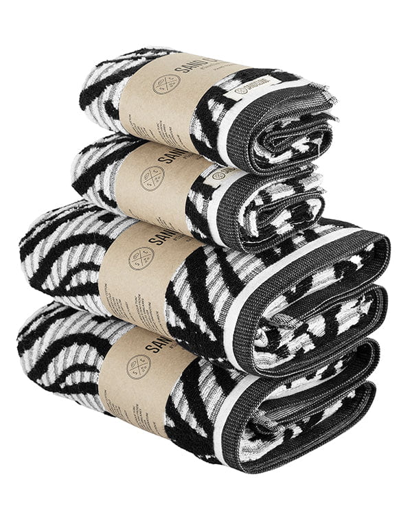 Tropics Bath Bundle – 4 Pack (2 Bath + 2 Hand)