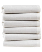 Terra Bath Washcloth Bundle – 6 Pack – Ivory