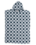 Checker Hooded Poncho