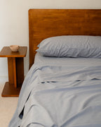 Signature Percale Solid Flat Top Sheet Beige