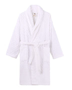 Polka Dot Robe – White