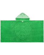 Swirl Turtle Hooded Kids Bath Towel