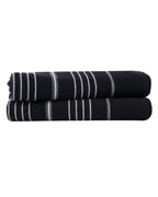 Classic Fringeless Hand Bath Bundle – 2 Pack Black