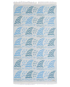 Swirl Shark Kids Towel