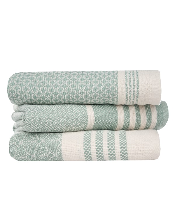 Cyperus Kitchen Towel Bundle Natural – Assorted 3 Pack