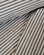 Classic Micro Twill Stripe Melange Pillowcase Set Steel Grey