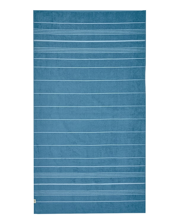 Classic Fringeless XL Bath Bundle – Slate Blue – 2 Pack