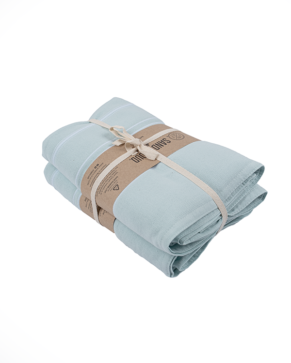 Classic Fringeless XL Bath Bundle 2 Pack – Seaglass